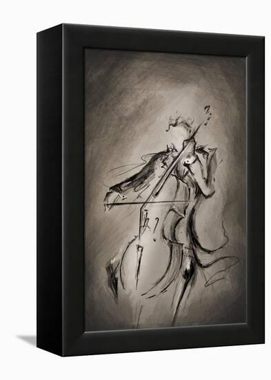 The Cellist-Marc Allante-Framed Premier Image Canvas