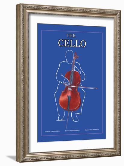 The Cello--Framed Art Print