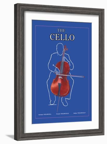 The Cello--Framed Art Print