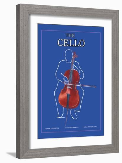 The Cello-null-Framed Art Print