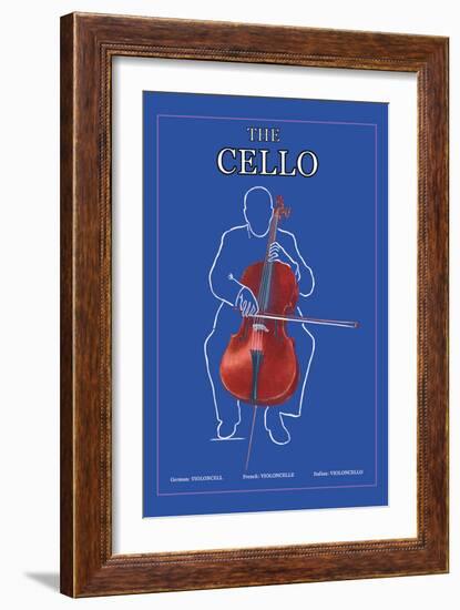 The Cello-null-Framed Art Print