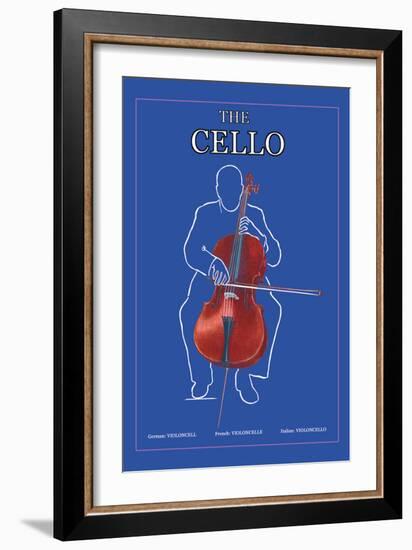 The Cello--Framed Art Print