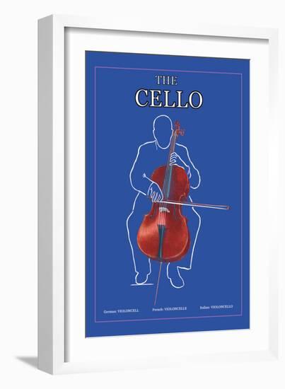 The Cello--Framed Art Print