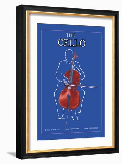 The Cello--Framed Art Print