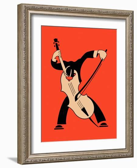 The Cello-Mark Rogan-Framed Art Print