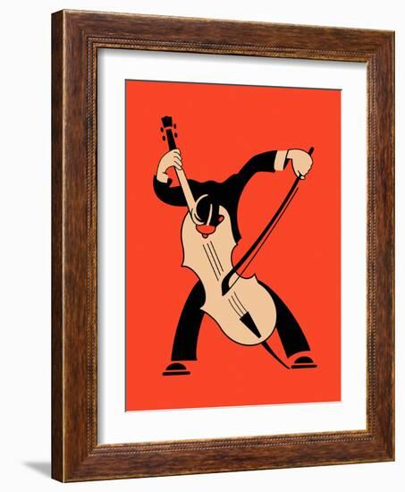 The Cello-Mark Rogan-Framed Art Print