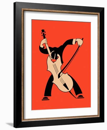 The Cello-Mark Rogan-Framed Art Print