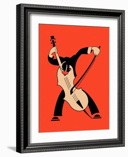 The Cello-Mark Rogan-Framed Art Print