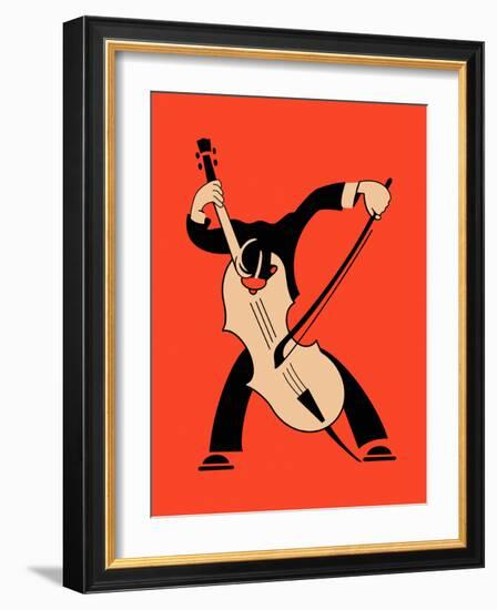 The Cello-Mark Rogan-Framed Art Print