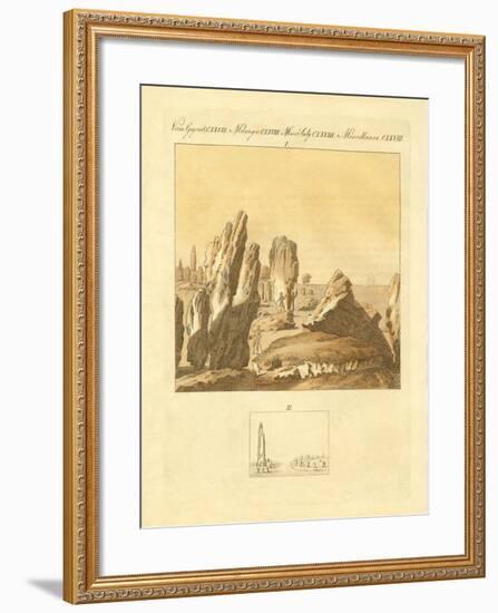 The Celtic Monuments of Carnac-null-Framed Giclee Print