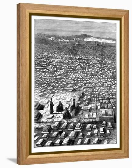 The Cemetery at Mecca, C1890-null-Framed Premier Image Canvas