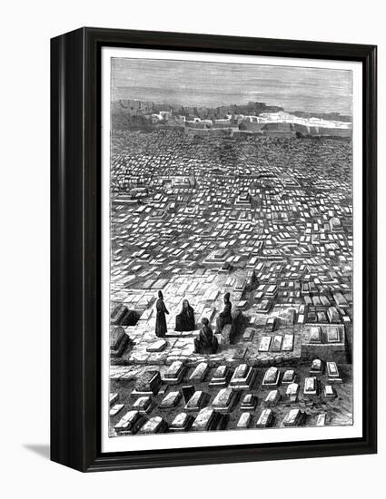 The Cemetery at Mecca, C1890-null-Framed Premier Image Canvas