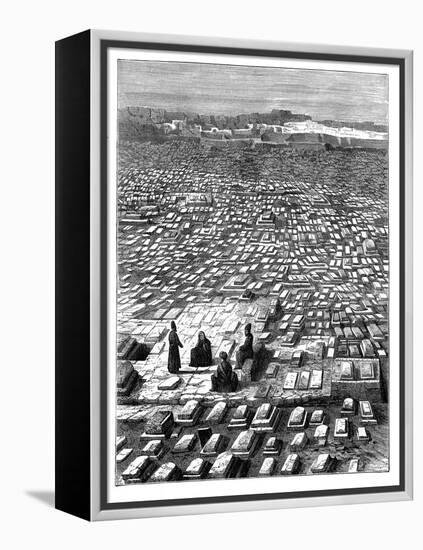 The Cemetery at Mecca, C1890-null-Framed Premier Image Canvas