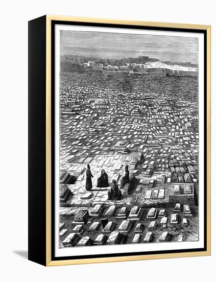 The Cemetery at Mecca, C1890-null-Framed Premier Image Canvas