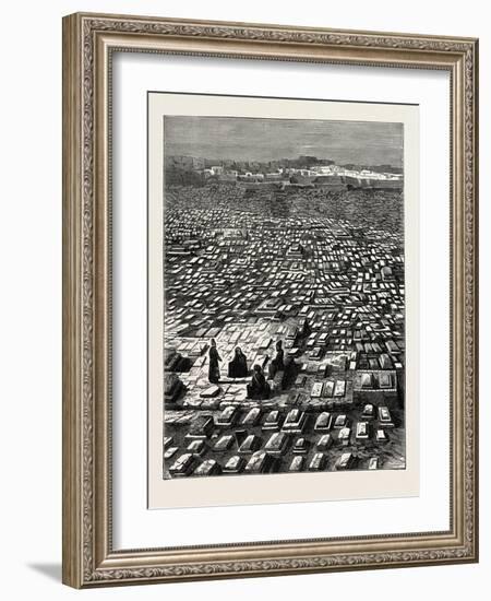 The Cemetery at Mecca. Mecca-null-Framed Giclee Print