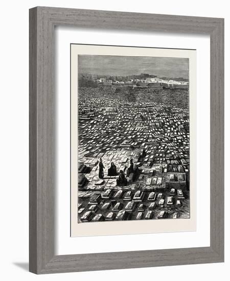 The Cemetery at Mecca. Mecca-null-Framed Giclee Print