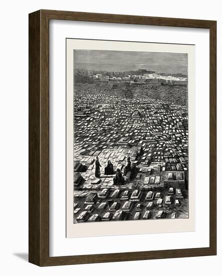 The Cemetery at Mecca. Mecca-null-Framed Giclee Print