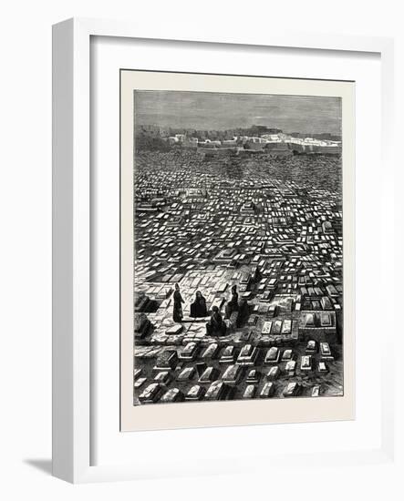 The Cemetery at Mecca. Mecca-null-Framed Giclee Print