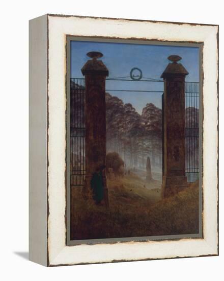 The Cemetery, Ca 1825-Caspar David Friedrich-Framed Premier Image Canvas