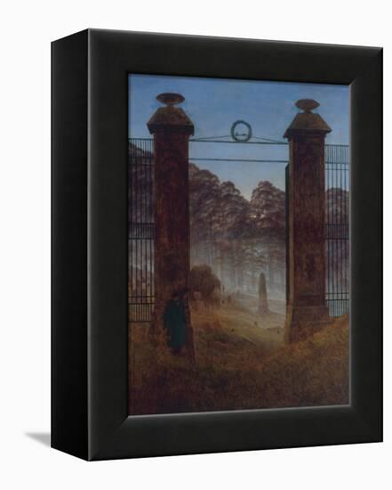 The Cemetery, Ca 1825-Caspar David Friedrich-Framed Premier Image Canvas