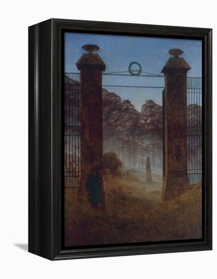 The Cemetery, Ca 1825-Caspar David Friedrich-Framed Premier Image Canvas