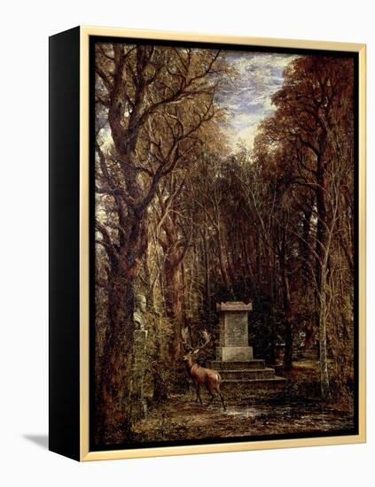 The Cenotaph to Reynold's Memory, Coleorton, circa 1833-John Constable-Framed Premier Image Canvas