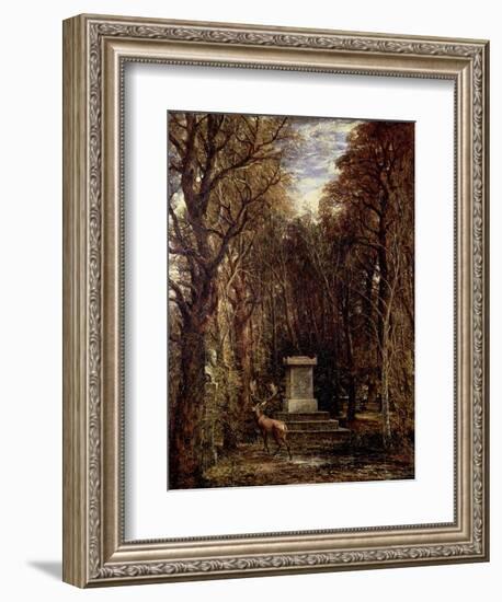 The Cenotaph to Reynold's Memory, Coleorton, circa 1833-John Constable-Framed Giclee Print