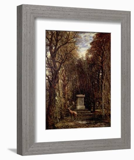 The Cenotaph to Reynold's Memory, Coleorton, circa 1833-John Constable-Framed Giclee Print