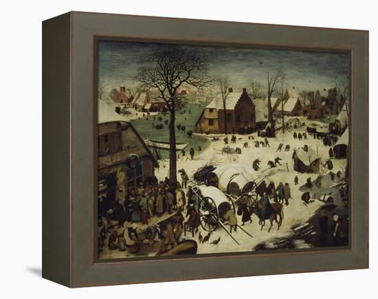 The Census at Bethlehem, 1566-Pieter Bruegel the Elder-Framed Premier Image Canvas