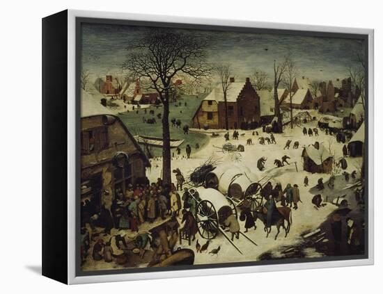 The Census at Bethlehem, 1566-Pieter Bruegel the Elder-Framed Premier Image Canvas