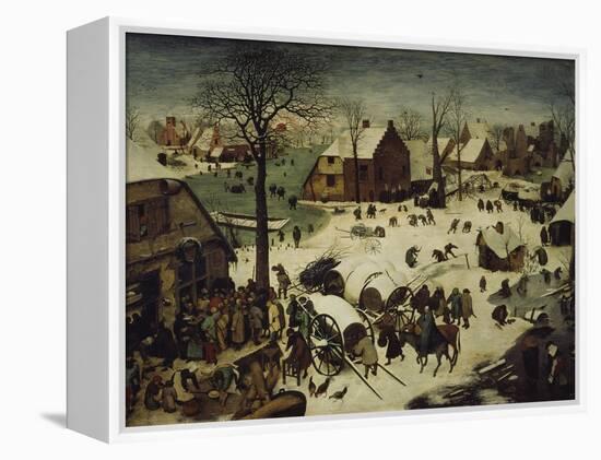 The Census at Bethlehem, 1566-Pieter Bruegel the Elder-Framed Premier Image Canvas