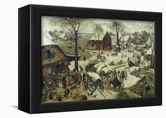 The Census at Bethlehem-Pieter Bruegel the Elder-Framed Giclee Print