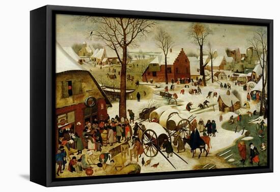 The Census at Bethlehem-Pieter Brueghel the Younger-Framed Premier Image Canvas