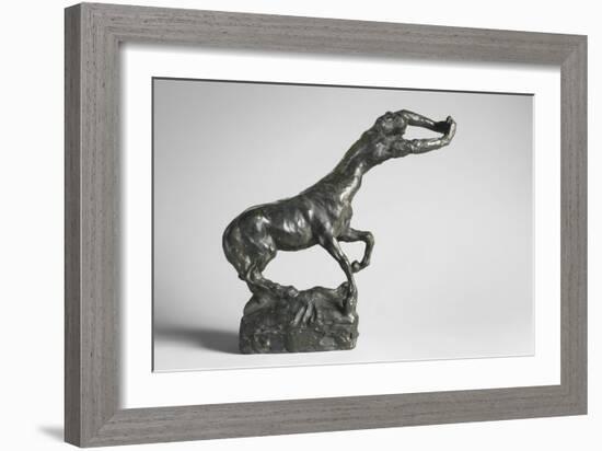 The Centauress, Modeled C.1887, Cast by Alexis Rudier (1874-1952), 1925 (Bronze)-Auguste Rodin-Framed Giclee Print