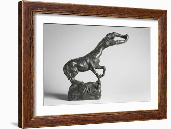 The Centauress, Modeled C.1887, Cast by Alexis Rudier (1874-1952), 1925 (Bronze)-Auguste Rodin-Framed Giclee Print