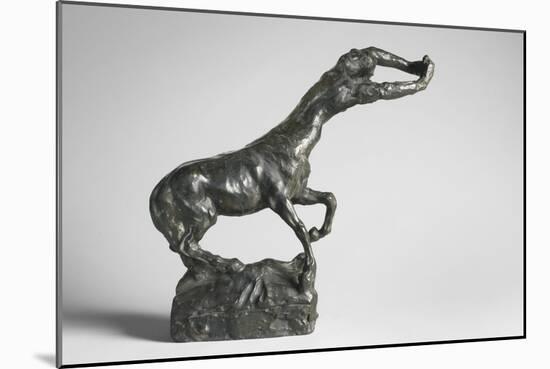 The Centauress, Modeled C.1887, Cast by Alexis Rudier (1874-1952), 1925 (Bronze)-Auguste Rodin-Mounted Giclee Print