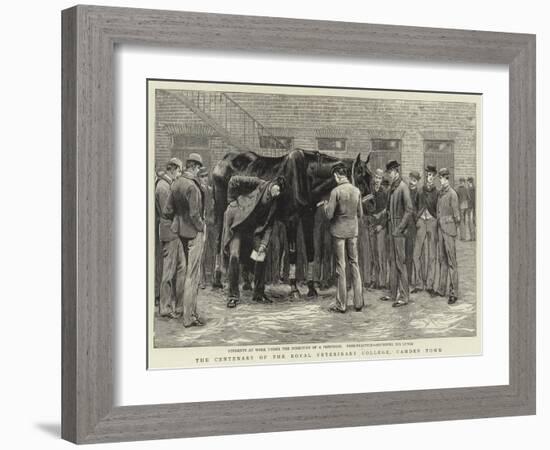 The Centenary of the Royal Veterinary College, Camden Town-null-Framed Giclee Print