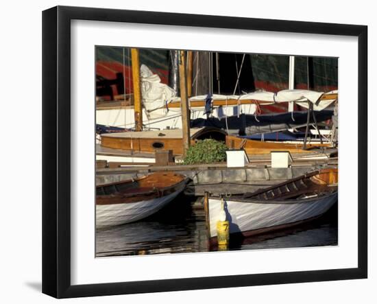 The Center for Wooden Boats, Seattle, Washington, USA-William Sutton-Framed Photographic Print