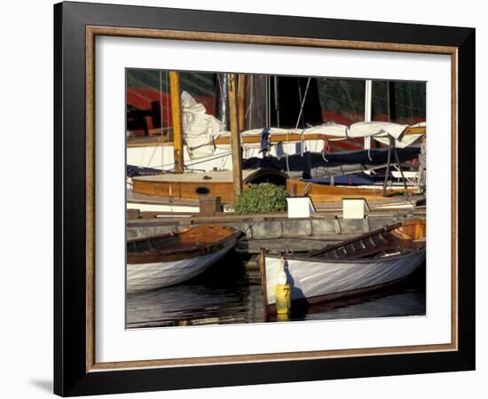 The Center for Wooden Boats, Seattle, Washington, USA-William Sutton-Framed Photographic Print