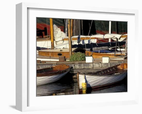 The Center for Wooden Boats, Seattle, Washington, USA-William Sutton-Framed Photographic Print