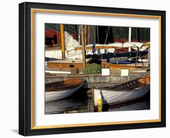 The Center for Wooden Boats, Seattle, Washington, USA-William Sutton-Framed Photographic Print