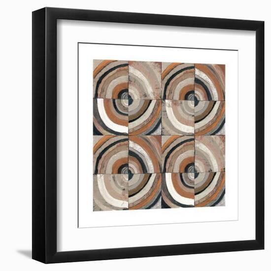 The Center I Abstract Warm-Cheryl Warrick-Framed Art Print