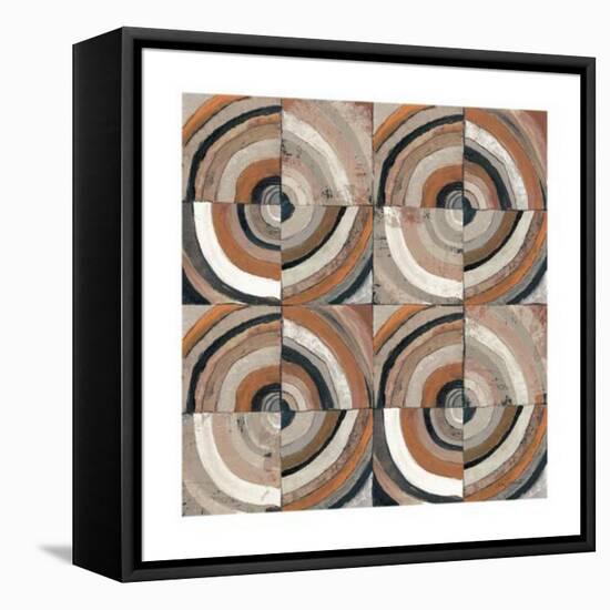 The Center I Abstract Warm-Cheryl Warrick-Framed Stretched Canvas