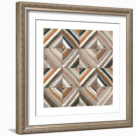 The Center II Abstract Warm-Cheryl Warrick-Framed Art Print