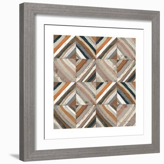 The Center II Abstract Warm-Cheryl Warrick-Framed Art Print