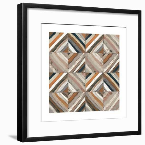 The Center II Abstract Warm-Cheryl Warrick-Framed Art Print