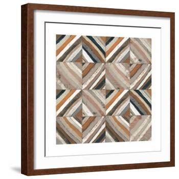 The Center II Abstract Warm-Cheryl Warrick-Framed Art Print