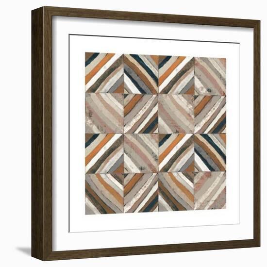 The Center II Abstract Warm-Cheryl Warrick-Framed Art Print