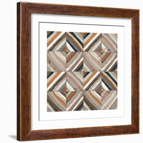 The Center II Abstract Warm-Cheryl Warrick-Framed Art Print