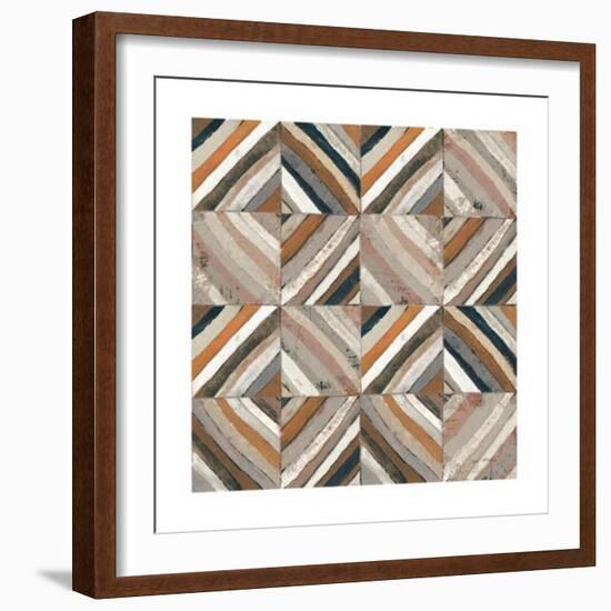 The Center II Abstract Warm-Cheryl Warrick-Framed Art Print